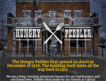 Tablet Screenshot of hungrypeddlerlacrosse.com